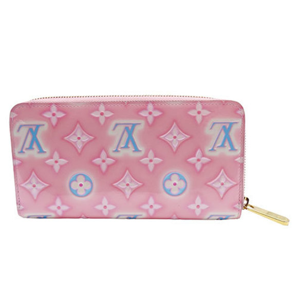 Louis Vuitton LOUIS VUITTON Wallet Women's Long Vernis Zippy Light Pink Neon ... - Picture 2 of 13